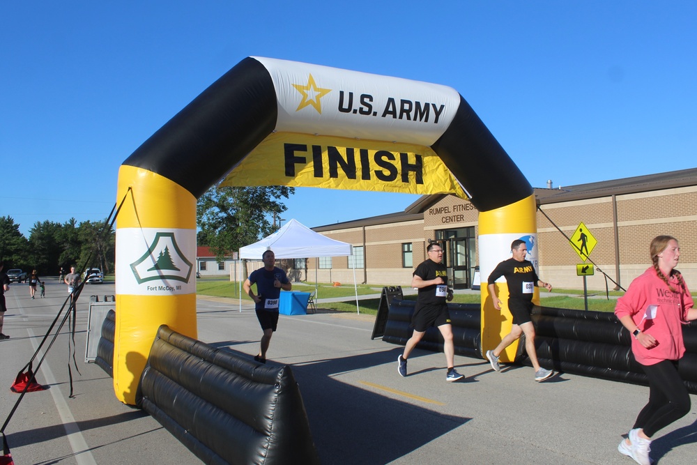 Commander’s 5k/2-Mile Run/Walk held during 2024 Fort McCoy Army Birthday Celebration