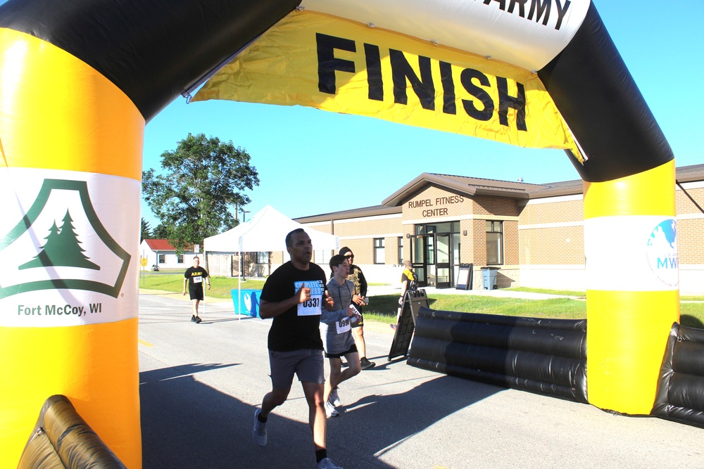 Commander’s 5k/2-Mile Run/Walk held during 2024 Fort McCoy Army Birthday Celebration