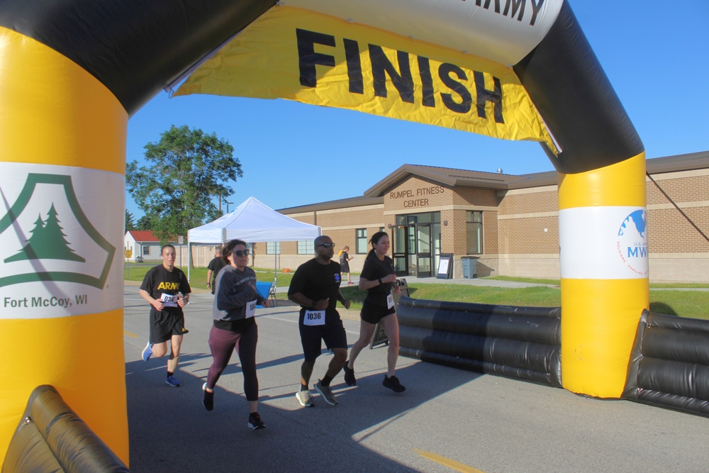 Commander’s 5k/2-Mile Run/Walk held during 2024 Fort McCoy Army Birthday Celebration