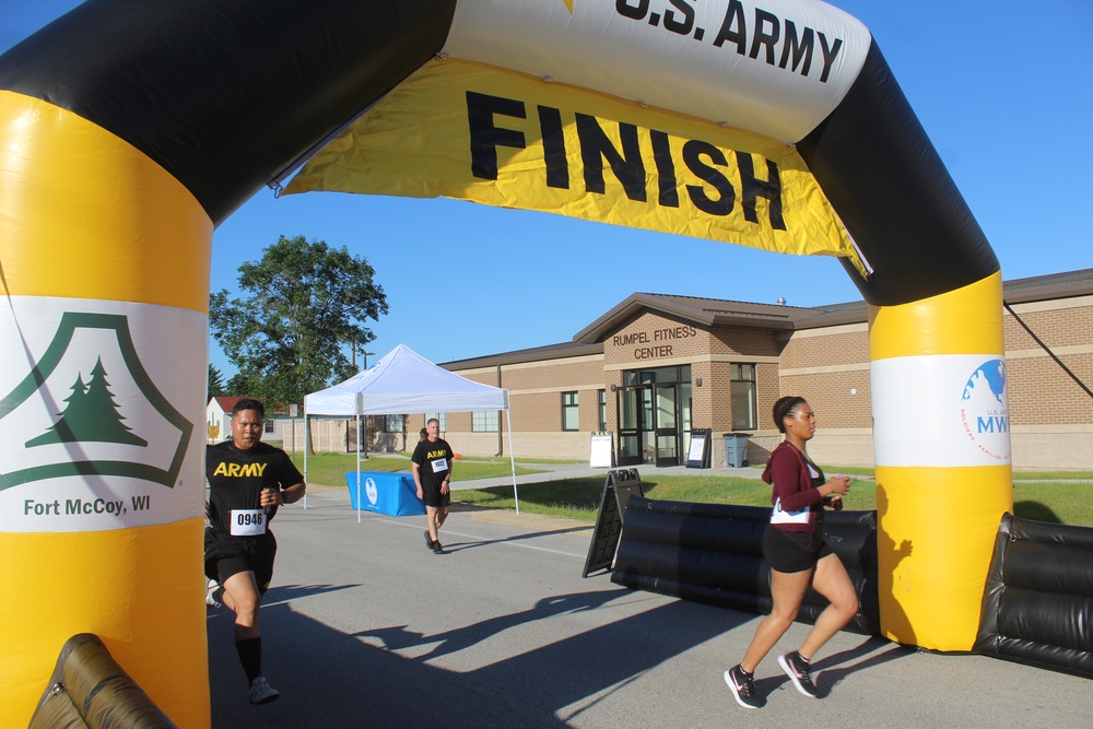 Commander’s 5k/2-Mile Run/Walk held during 2024 Fort McCoy Army Birthday Celebration