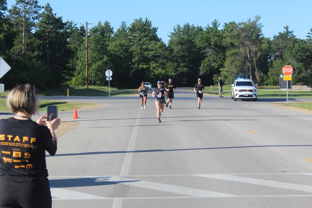 Commander’s 5k/2-Mile Run/Walk held during 2024 Fort McCoy Army Birthday Celebration