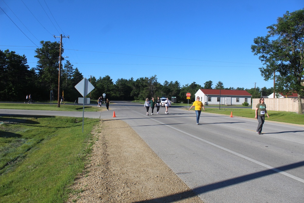 Commander’s 5k/2-Mile Run/Walk held during 2024 Fort McCoy Army Birthday Celebration