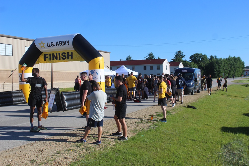 Commander’s 5k/2-Mile Run/Walk held during 2024 Fort McCoy Army Birthday Celebration