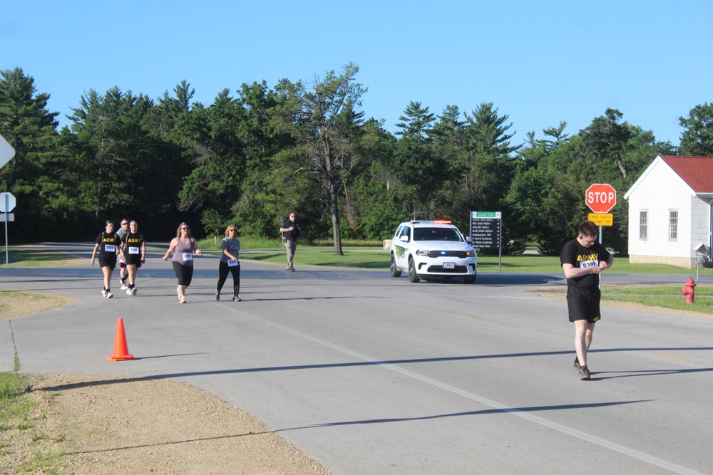 Commander’s 5k/2-Mile Run/Walk held during 2024 Fort McCoy Army Birthday Celebration