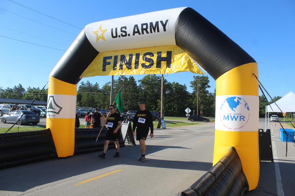 Commander’s 5k/2-Mile Run/Walk held during 2024 Fort McCoy Army Birthday Celebration