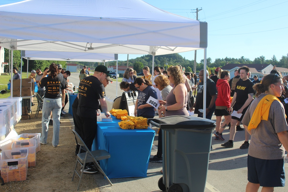 Commander’s 5k/2-Mile Run/Walk held during 2024 Fort McCoy Army Birthday Celebration