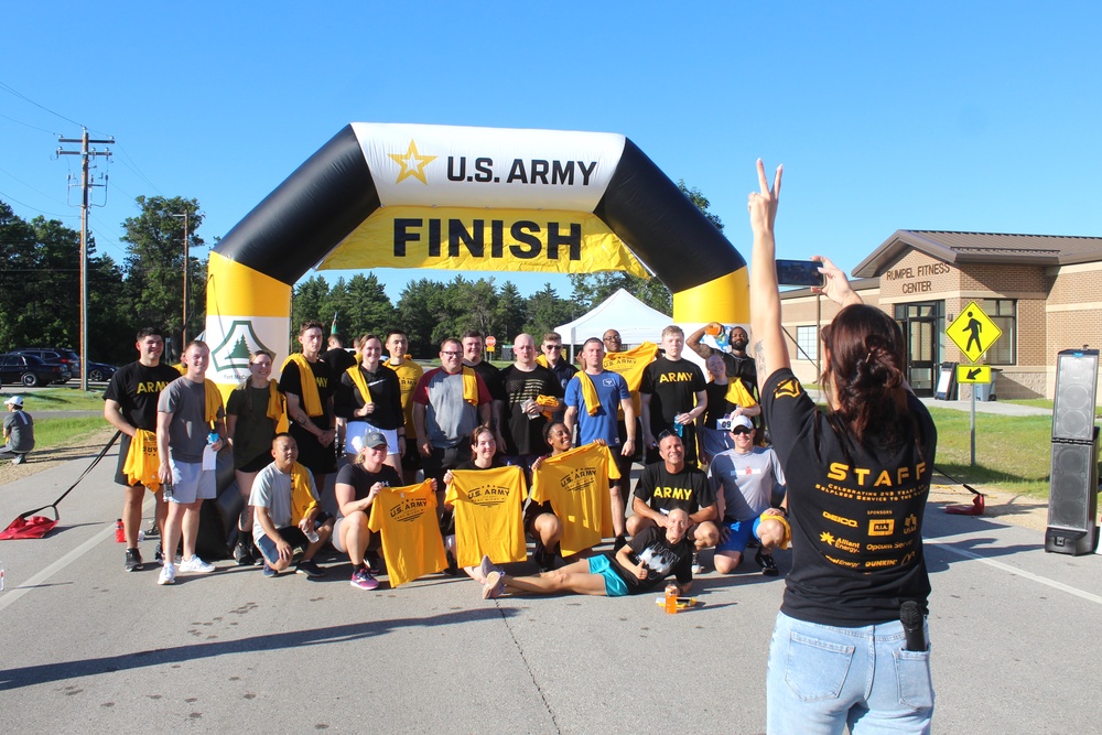 Commander’s 5k/2-Mile Run/Walk held during 2024 Fort McCoy Army Birthday Celebration