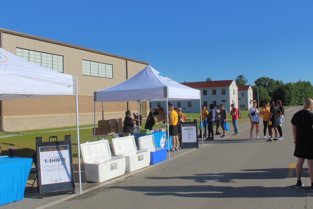 Commander’s 5k/2-Mile Run/Walk held during 2024 Fort McCoy Army Birthday Celebration