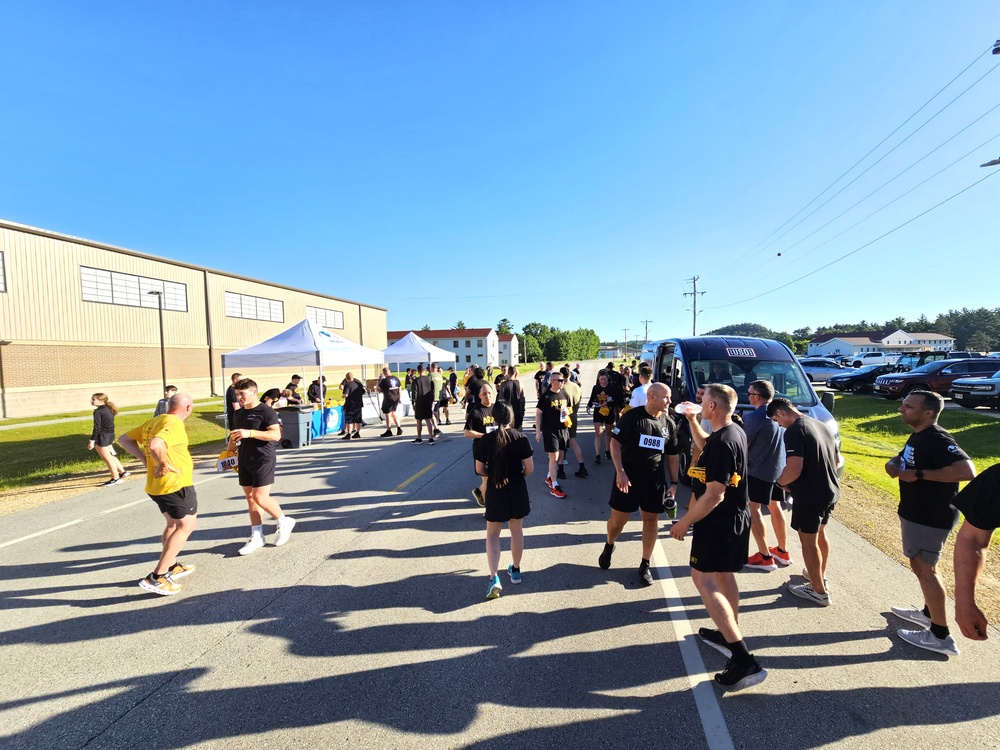 Commander’s 5k/2-Mile Run/Walk held during 2024 Fort McCoy Army Birthday Celebration