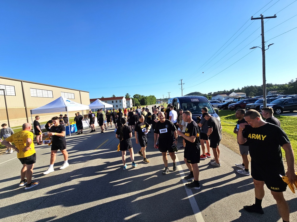 Commander’s 5k/2-Mile Run/Walk held during 2024 Fort McCoy Army Birthday Celebration