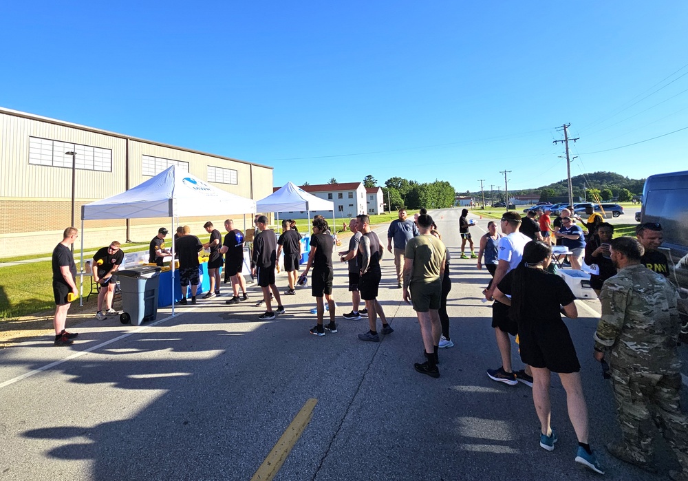 Commander’s 5k/2-Mile Run/Walk held during 2024 Fort McCoy Army Birthday Celebration