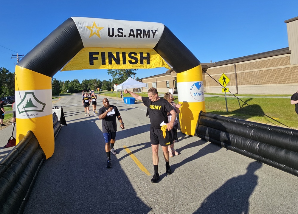 Commander’s 5k/2-Mile Run/Walk held during 2024 Fort McCoy Army Birthday Celebration