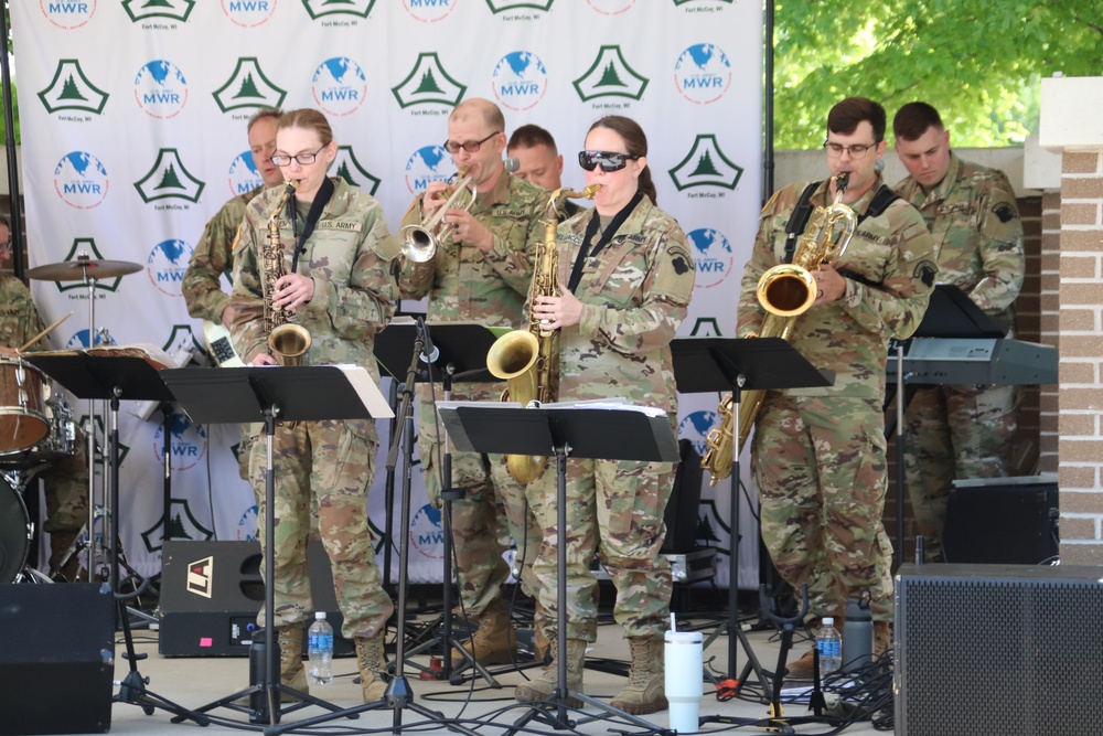 204th Army Band brings musical talents to Fort McCoy's 2024 Army Birthday Celebration