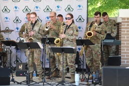 204th Army Band brings musical talents to Fort McCoy's 2024 Army Birthday Celebration
