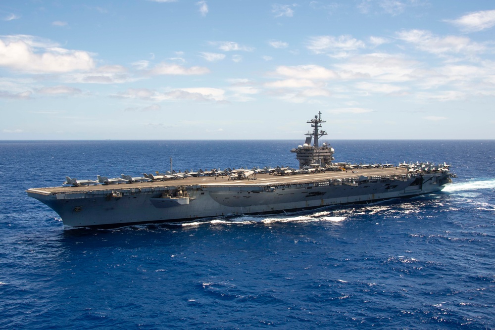 USS Carl Vinson (CVN 70) Sails to RIMPAC 2024