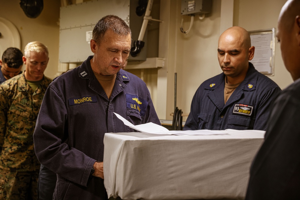 USS Somerset Celebrate 126th Hospital Corps Birthday