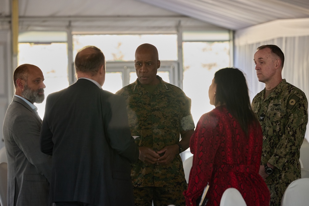 Gen. Langley tours the venue for African Chiefs of Defense Conference