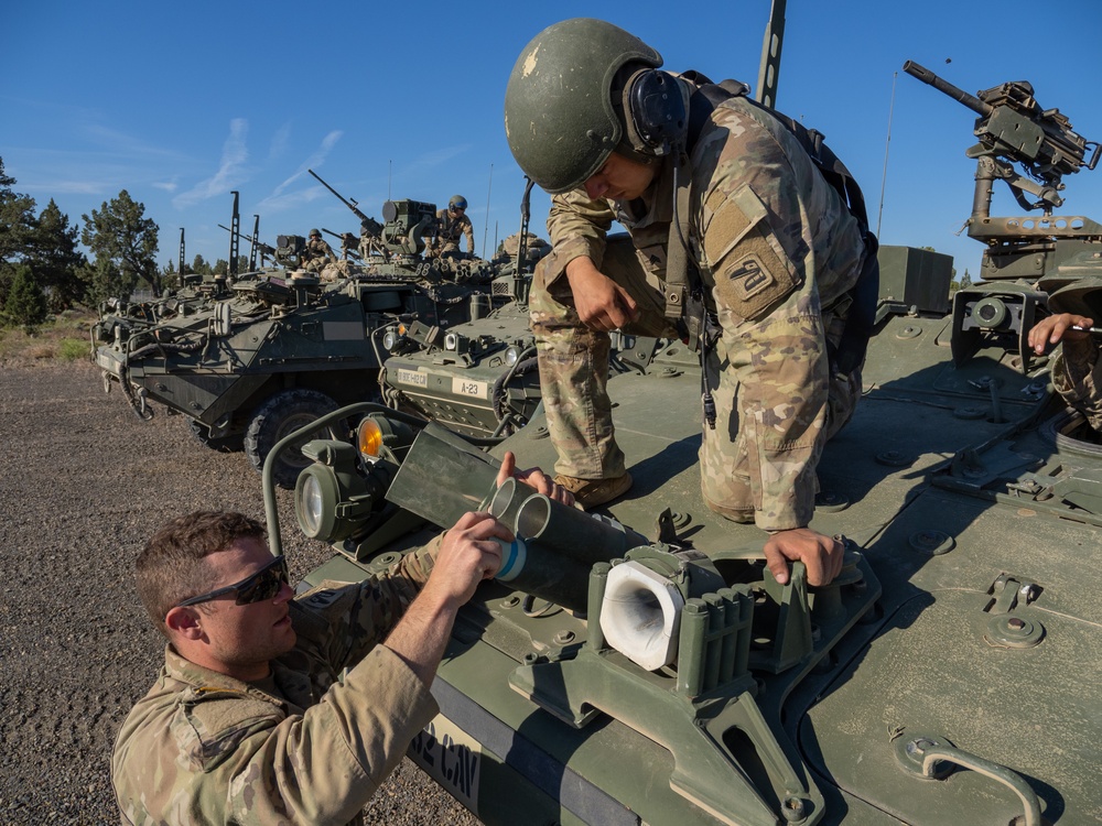 Strykers Smoke Up Biak: Oregon Guard's Cavalry Unit Enhances Combat Readiness