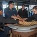 Sailors Heave Line On The Fantail