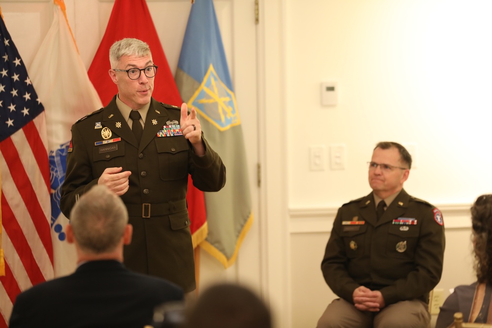 Col. James Hannigan promoted during ceremony at Army Navy Club