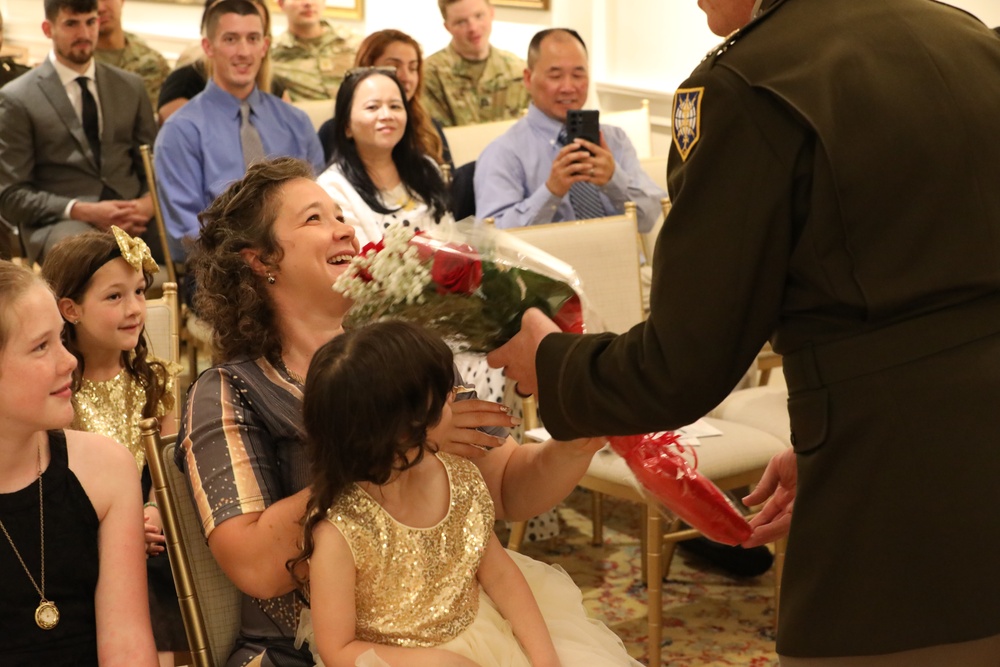 Col. James Hannigan promoted during ceremony at Army Navy Club