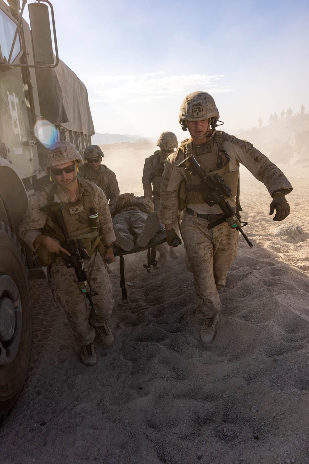 Reserve Marines Complete a motorized operations course during ITX 4-24