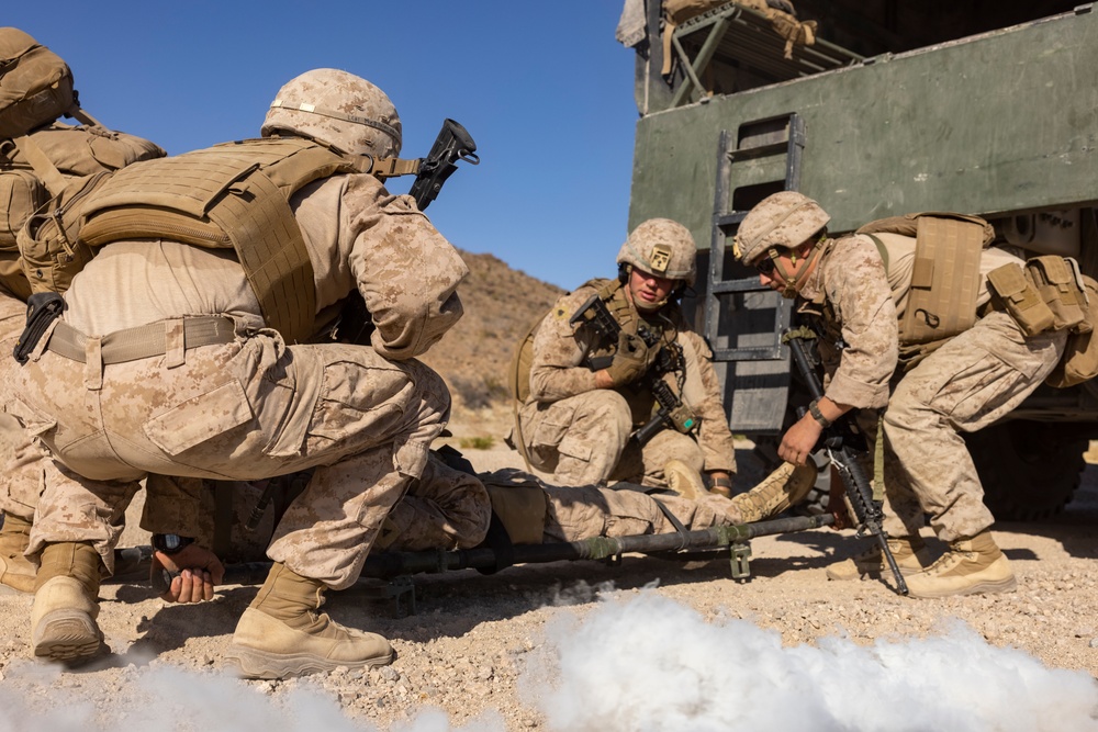 Reserve Marines Complete a motorized operations course during ITX 4-24