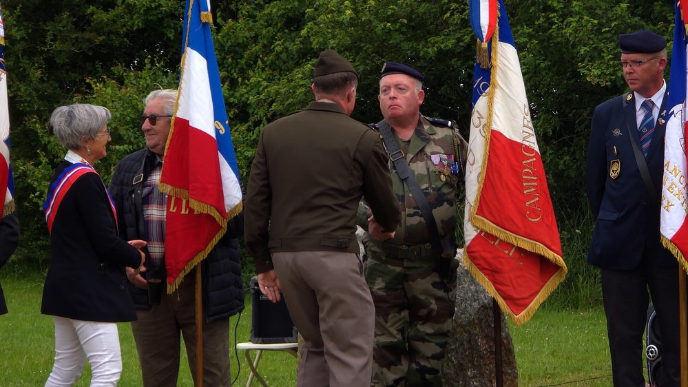 MG Ryan speaks at Hanger Ceremony