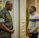 Gen. Langley speaks with YALI member