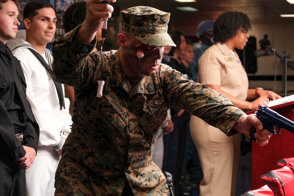 Boxer Celebrates 126th Hospital Corpsman Birthday