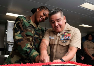 Boxer Celebrates 126th Hospital Corpsman Birthday