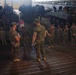 240620 – Distinguished Visitors Board USS Harpers Ferry at Okinawa, Japan