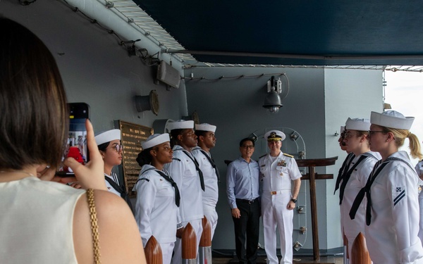 U.S. 7th Fleet, Blue Ridge Team Big Top Reception