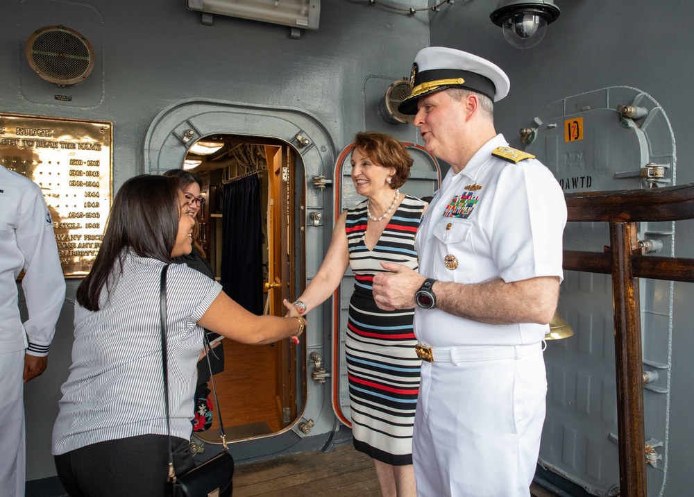 U.S. 7th Fleet, Blue Ridge Team Big Top Reception U.S. 7th Fleet, Blue Ridge Team Big Top Reception