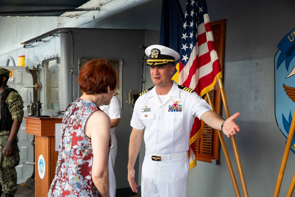 U.S. 7th Fleet, Blue Ridge Team Big Top Reception U.S. 7th Fleet, Blue Ridge Team Big Top Reception