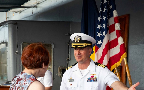 U.S. 7th Fleet, Blue Ridge Team Big Top Reception