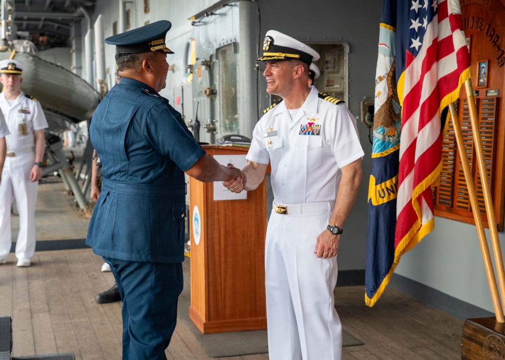 U.S. 7th Fleet, Blue Ridge Team Big Top Reception U.S. 7th Fleet, Blue Ridge Team Big Top Reception