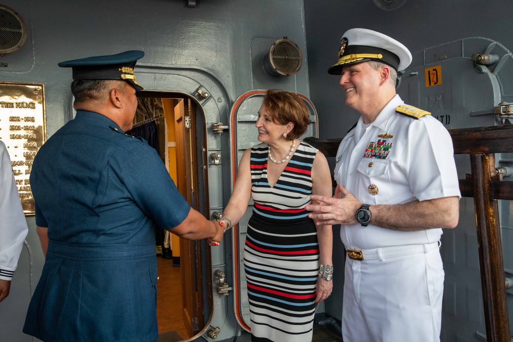 U.S. 7th Fleet, Blue Ridge Team Big Top Reception U.S. 7th Fleet, Blue Ridge Team Big Top Reception