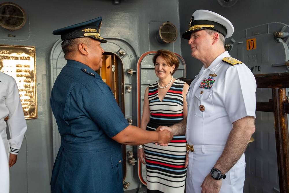 U.S. 7th Fleet, Blue Ridge Team Big Top Reception U.S. 7th Fleet, Blue Ridge Team Big Top Reception