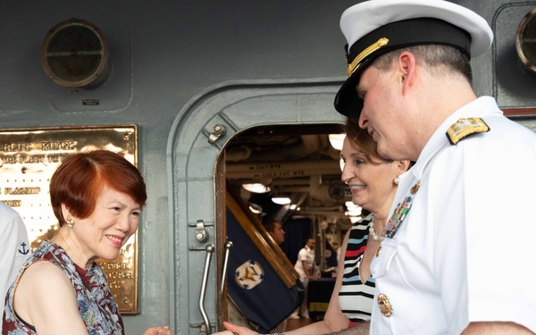 U.S. 7th Fleet, Blue Ridge Team Big Top Reception