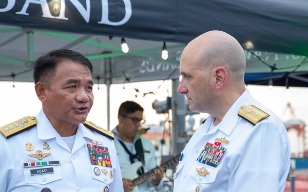 U.S. 7th Fleet, Blue Ridge Team Big Top Reception