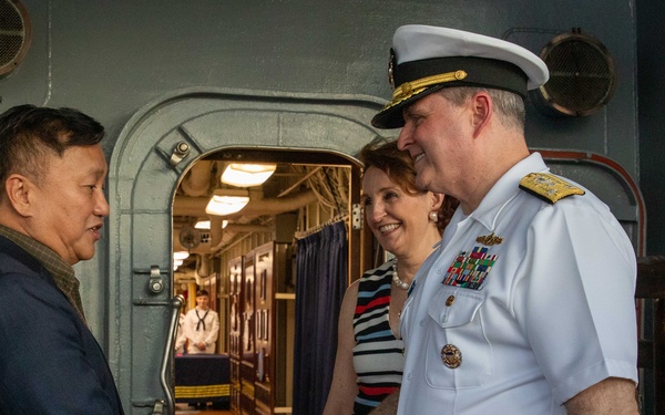 U.S. 7th Fleet, Blue Ridge Team Big Top Reception