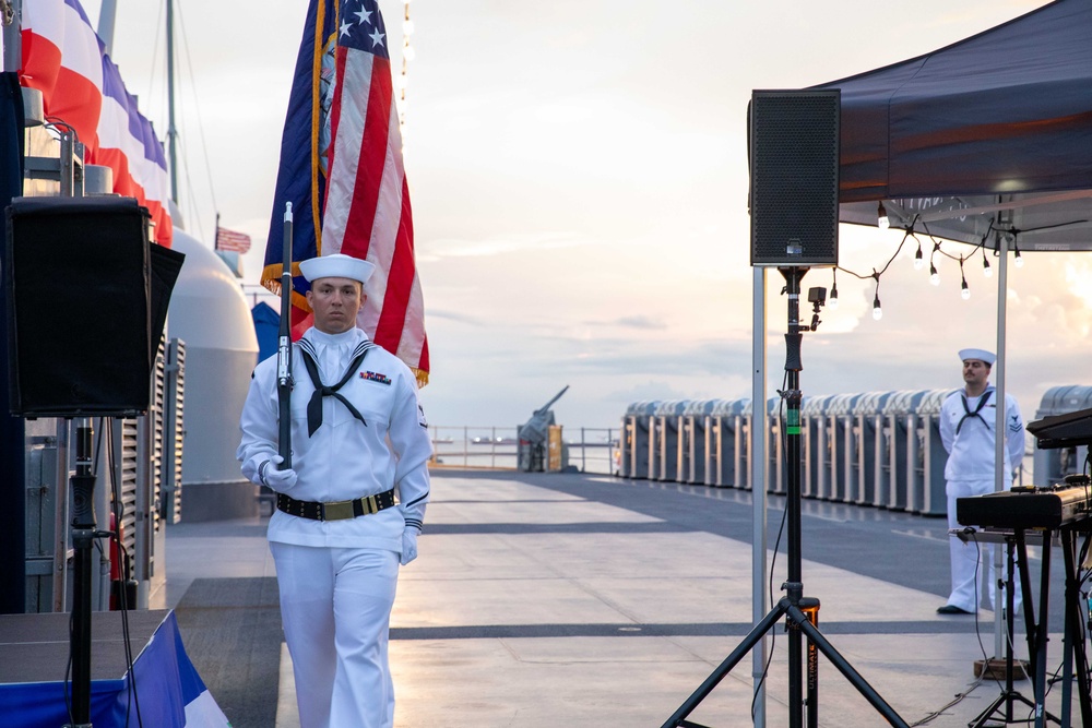 U.S. 7th Fleet, Blue Ridge Team Big Top Reception U.S. 7th Fleet, Blue Ridge Team Big Top Reception