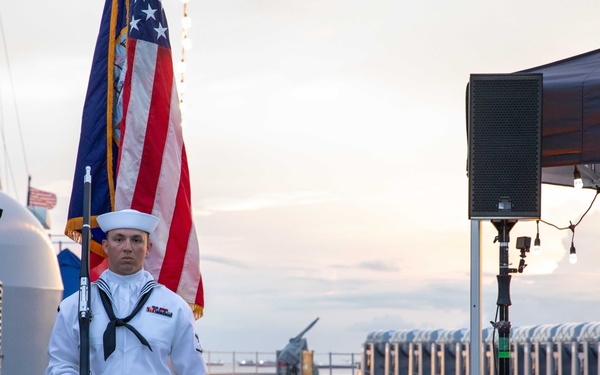 U.S. 7th Fleet, Blue Ridge Team Big Top Reception