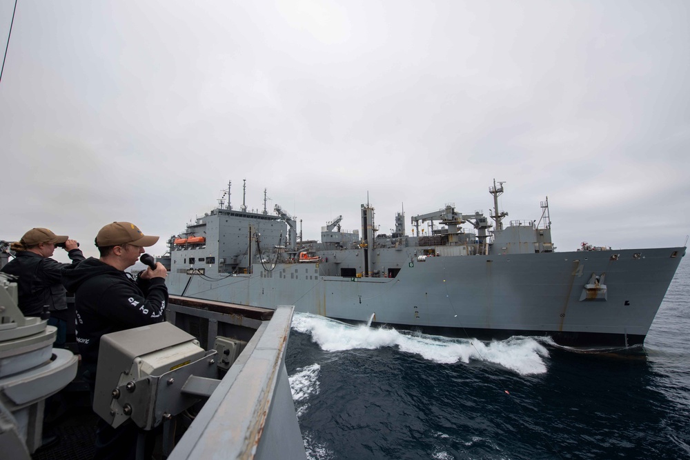 USS Kid (DDG-100) Performs Replenishment at Sea