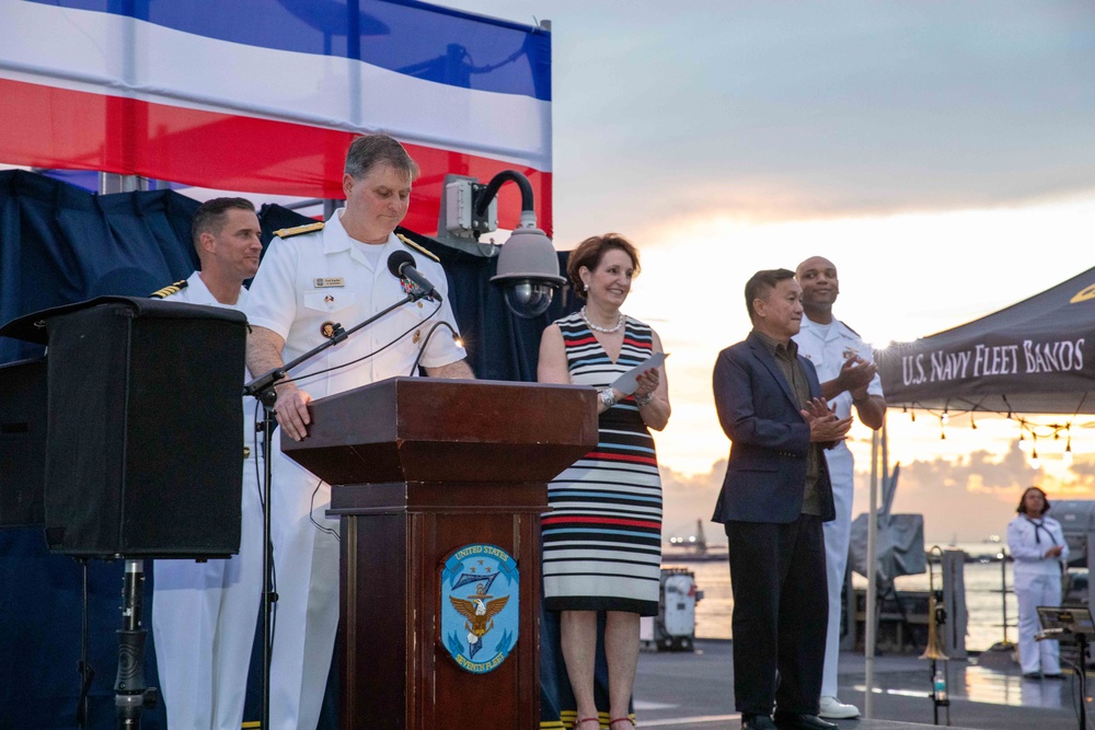 U.S. 7th Fleet, Blue Ridge Team Big Top Reception U.S. 7th Fleet, Blue Ridge Team Big Top Reception