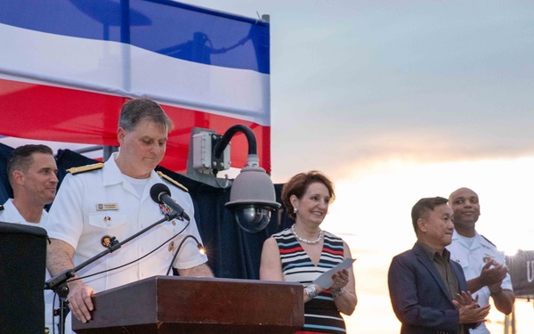 U.S. 7th Fleet, Blue Ridge Team Big Top Reception