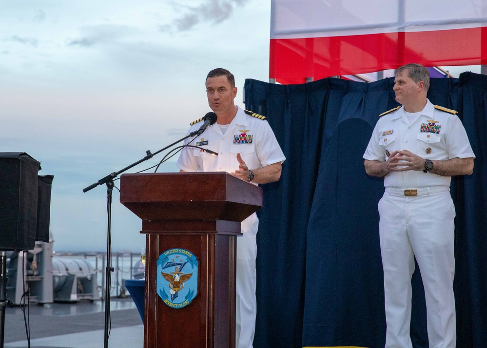 U.S. 7th Fleet, Blue Ridge Team Big Top Reception U.S. 7th Fleet, Blue Ridge Team Big Top Reception