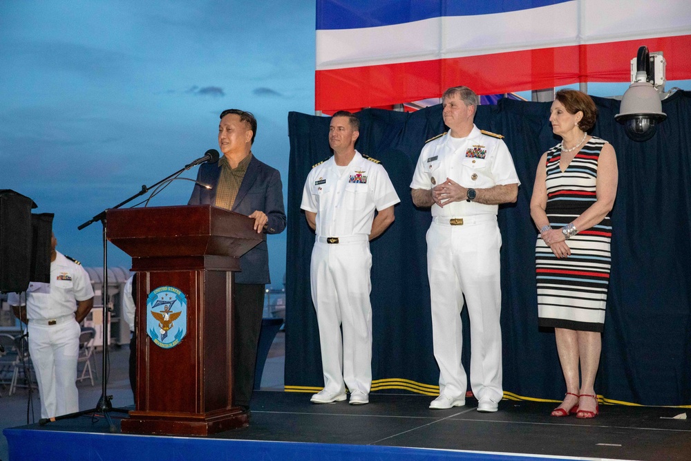 U.S. 7th Fleet, Blue Ridge Team Big Top Reception U.S. 7th Fleet, Blue Ridge Team Big Top Reception