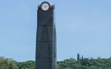 U.S. Navy volunteers commemorate Battle of Okinawa at Peace Memorial Park candle lighting